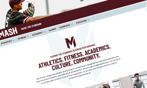 Mash Athletics website